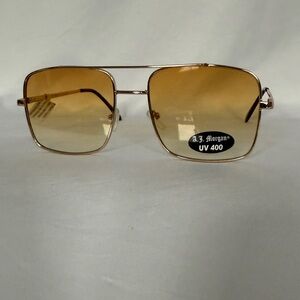 Fashion Nova Gold Sunglasses